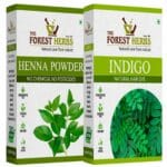 Natural Dye for Black Hair (Henna Leaves powder, Indigo leaves powder combo pack) - Image 2